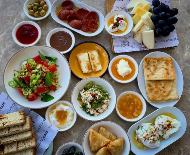 best turkish breakfast in istanbul: The House Cafe, Ortaköy